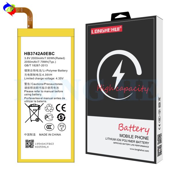 HB3742A0EBC Li-polymer Battery Perfect Replacement for Huawei P6 Standard Battery