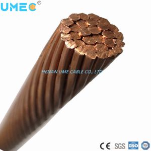 Overhead Power Electrical Distribution Line Bare Copper Conductor with Solid