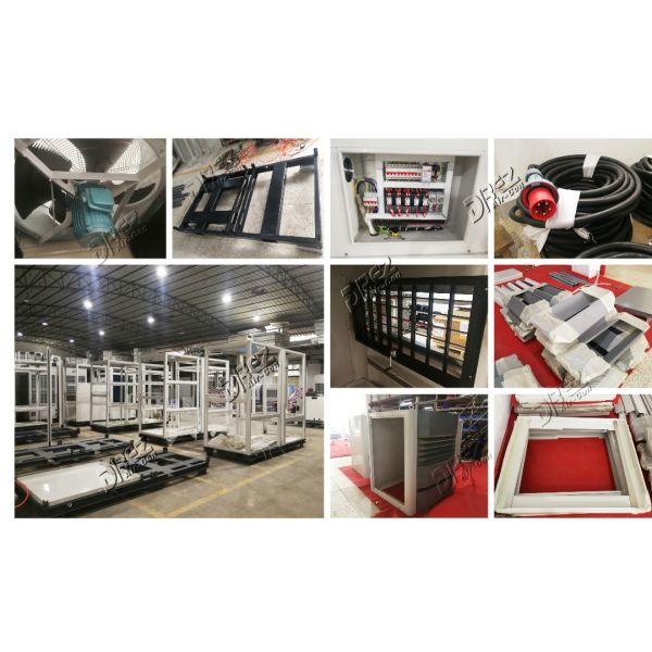 25HP Outdoor Tent Air Conditioning Systems 72.5KW Cooling Capacity 22 Ton Packaged Type