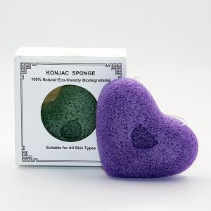 Natural Exfoliating Organic Skincare Konjac Sponge For Makeup Remover And Body