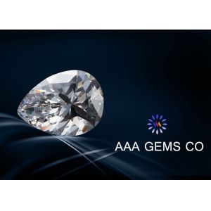 Cheap Classical Pear Shaped Moissanite White , Forever Brilliant Moissanite for sale