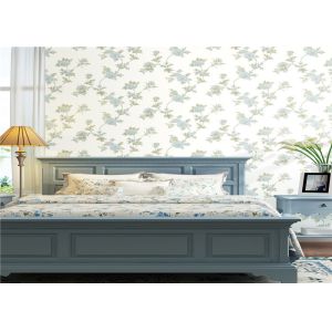 China Flower Pattern Country Style Wallpaper Interior Decorating For Wall , SGS CE Standard on sale