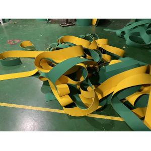 Automatic Lathes Rubber Flat Power Transmission Belt Antistatic Energy Saving