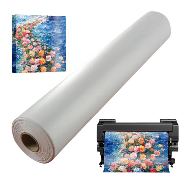 Quality Water-Based Inkjet Glossy Polycotton Canvas 360gsm for Canon imagePROGRAF & PRO Series Printers wholesale