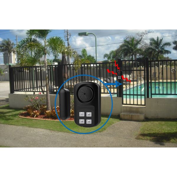 IP67 House Security Alarm Swimming Pool Door Alarms 20m Remote wireless home