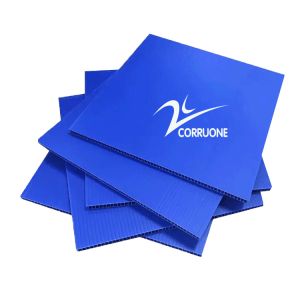 Flame Retardant White Coroplast Board Glossy Lamination