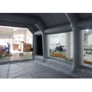 Outdoor Inflatable Spray Booth With Two Blowers Removeable Filter