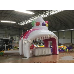 Cheap Customized Design Inflatable Event Tent With Icecream Theme , Colorful Color for sale