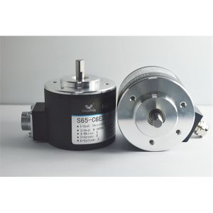 Conventional Incremental S65 Solid Shaft Encoder Shaft Diameter 8mm With Radial