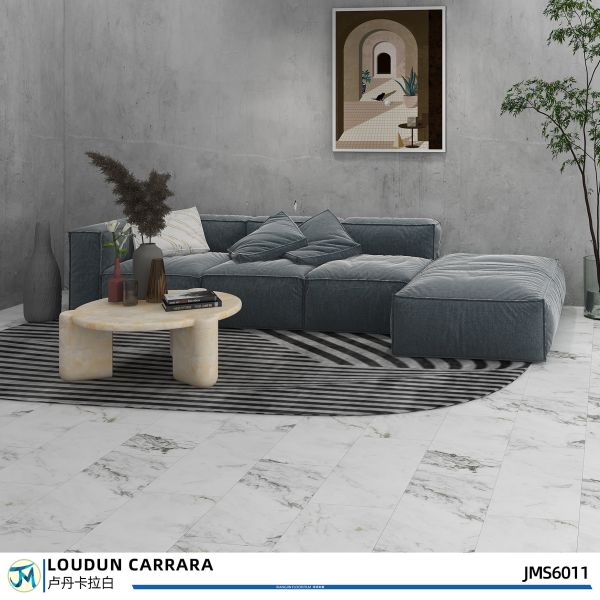 Quality JMS6011 SPC Marble Stone Flooring Tile 304.8 X 609.6mm wholesale