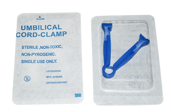 Surgery Umbilical Cord Clamps Disposable Medical Instruments