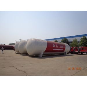 120m3 Large Gas LPG Tank 60 Tons Bullet Bulk Gas Vessel Tank 120cbm