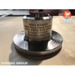 B564 N04400 Weld Neck Raised Face Nickel Copper Alloy Flange for Mining Industry