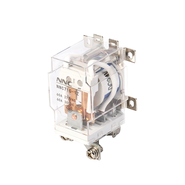 NNC 28VDC 60A JQX-60F Power Relay NNC71G High DC Voltage Relay for Car Charging