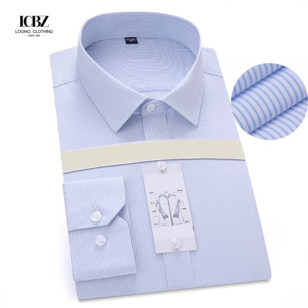 Quality Oversized Plus Size Top for Adults No Ironing Long Sleeve Shirt in Plain Dyed Fabric wholesale