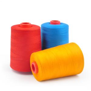 Cheap Good Evenness Polyester Core Spun Thread Multi Colored Threads For Sewing for sale