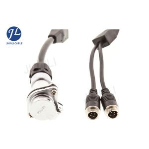 5 Pin Wire Panel Connector Car Rear View Camera Cable Male Female Diameter