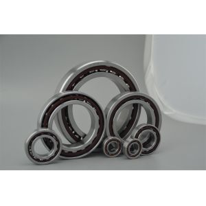 Miniature Angular Contact Ball Bearing For Back To Back / Tandam Matching Ways