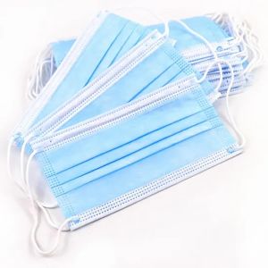 3 Layers Medical Respirator Mask Disposable Face Mask Non Woven Pp Material