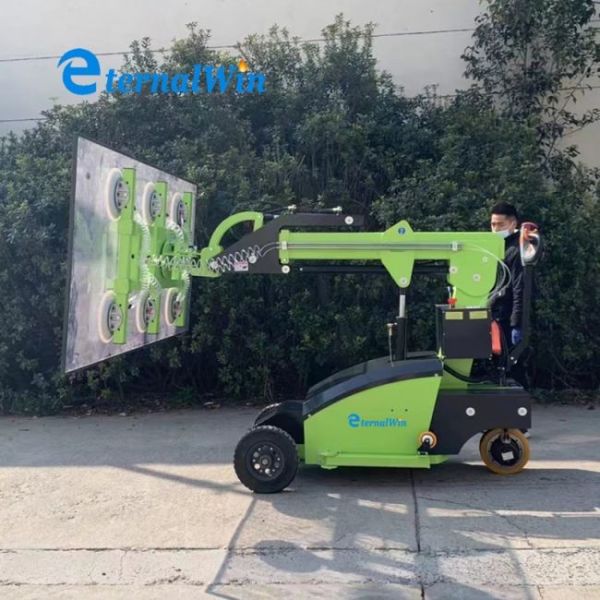 Stable Reliable Glass Lifter Vacuum Glass Glazing Robot 500kg With Hydraulic Components