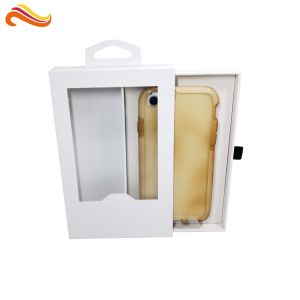 Mobile Phone Case Electronics Packaging Window Box Spot UV/ Hot Stamping