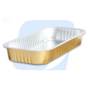 SEALABLE & RETORTABLE ALUMINUM TRAY WITH LID, RESISTANT TO STERILIZATION UP TO