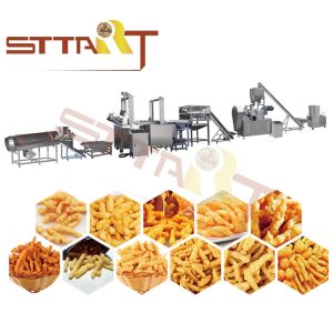 Kurkure Snack Food Extruder Machine Cheetos Niknaks Twist Cheese Curls Maker