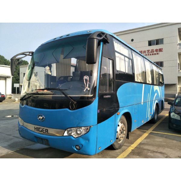 37 Seats 2014 Year Used Higer KLQ6896 Bus Used Coach Bus LHD Steering Diesel