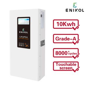 51.2v 5kwh 10kwh 15kwh Lithium Wall Mounted Lifepo4 Battery Powerwall With Touchable Screen