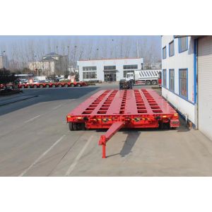Cheap 300 Ton Heavy Equipment Trailer With Automatic Steering And Jost E100 Landing Gear for sale