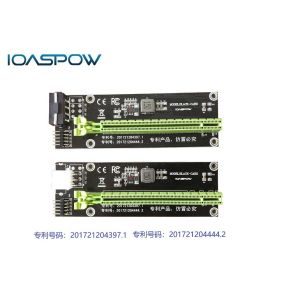 Pcie 1X to 16X Riser card input 6Pin Virtual currency component mining machine