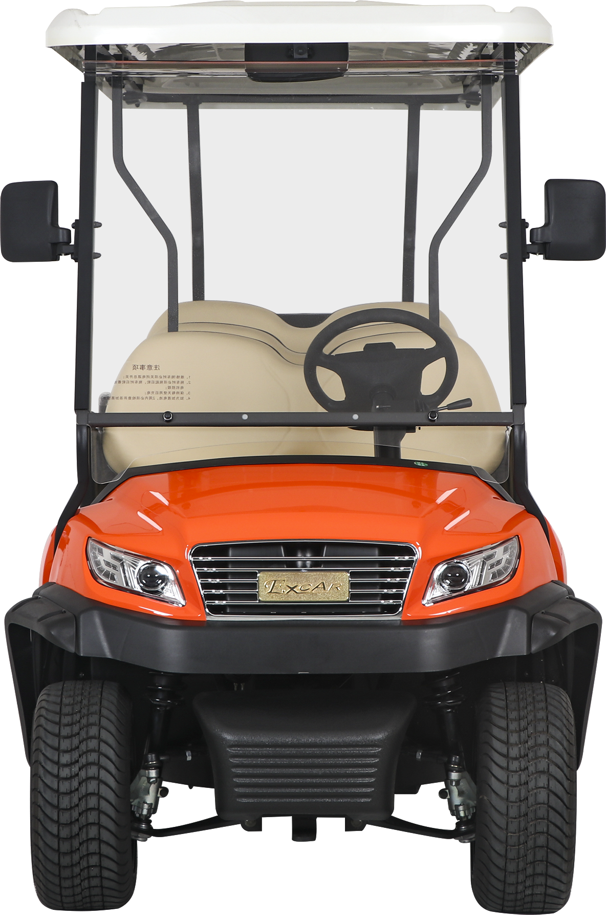 High Atmosphere Elegant Electric Golf Buggy 6 Seats Large Space carried Safe 48V