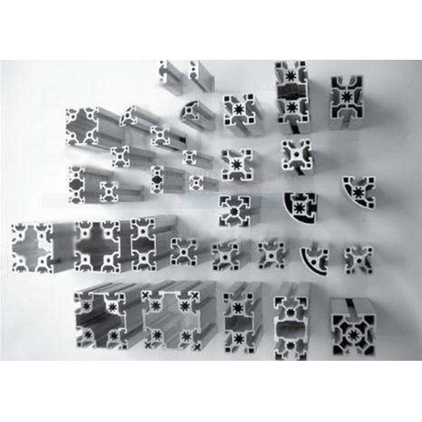 0.7mm 40X40 Alloy 6063 Aluminum Assembly Line Extrusions