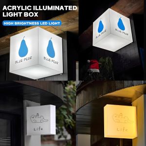 Custom Personalized LED Advertising Light Box with UV Printed Designs and