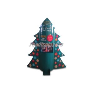 Christmas Tree Shaped Auto Pop Up Merchandising Shelf