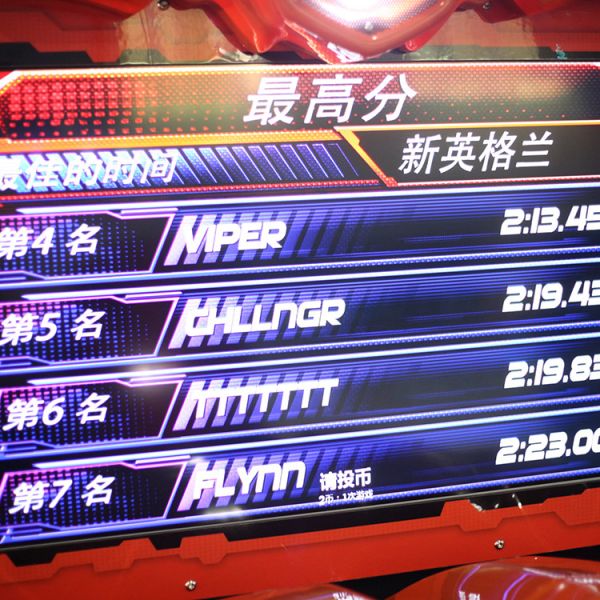 Luxury Dynamic storm driving car arcade racing simulator game machine