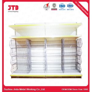 2.1m 0.9m Hardware Store Display Racks 100kgs Powder Coated Wire Shelving