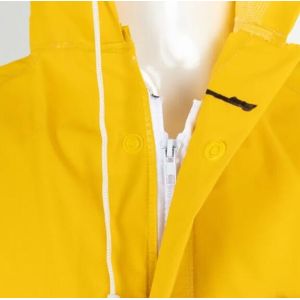 PVC High Visibility Raincoat Jacket Pants Custom Reflective Rain Coat