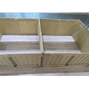 Welded Military Barrier Galvanized Galfan Wire Mesh Defensive Gabion Fence