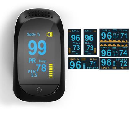 Quality Class II OLED Display Oxygen Pulse Oximeter With 3mmHg Accuracy wholesale