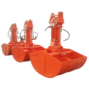 New design 10-15 ton excavator attachment ZX120 PC130 CAT315 clamshell bucket