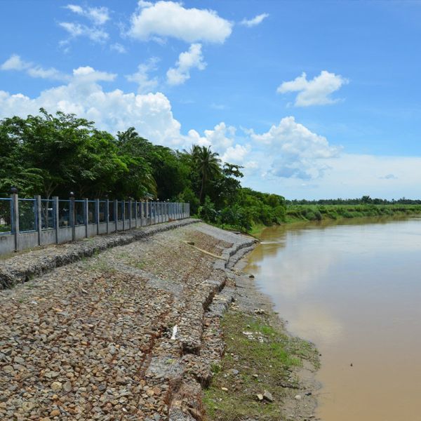 Hexagonal Pvc Coated Gabion Wire Mesh River Slope Stabilization Hydraulic