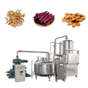 Fried Oyster Mushroom Chips Vacuum Fryer Machine 500kg/h