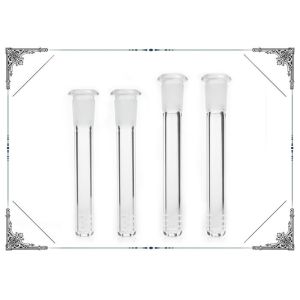 3 4 Crosscut Hookah Slide Glass Downstem Hand Blown For Smoking