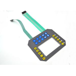 Metal Dome LED Membrane Switch , Membrane Keyboard Water Resistant