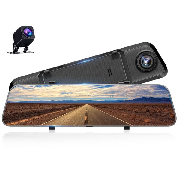 Quality Security Mirror DVR FCC 1080p Full HD Dash Cam  Built In G Sensor wholesale
