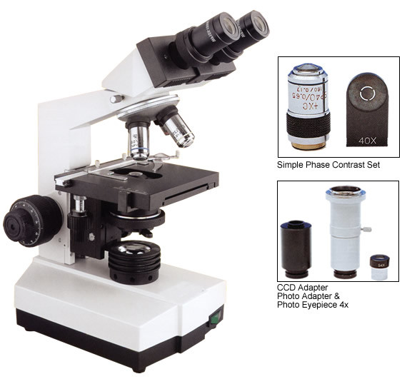 Professional Laboratory Biological Microscope A11.0103 With 40X-1600X Magnificat