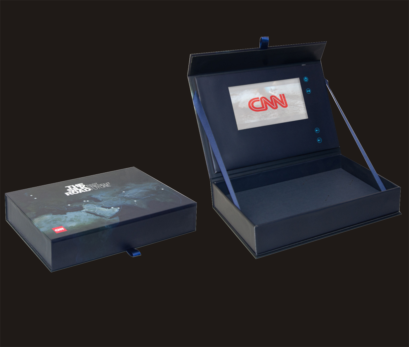 Customizable Innovative Video Brochure Box Lcd Screen Video Gift Box