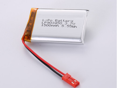 Quality LP903450 3.7V 1500MAH A Grade Pouch Design Lithium Polymer Battery with FCC Certifications wholesale