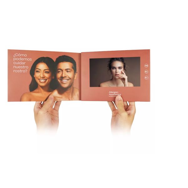 Quality Motion activated ips lcd screens card brochure video brochure 7 inch wholesale